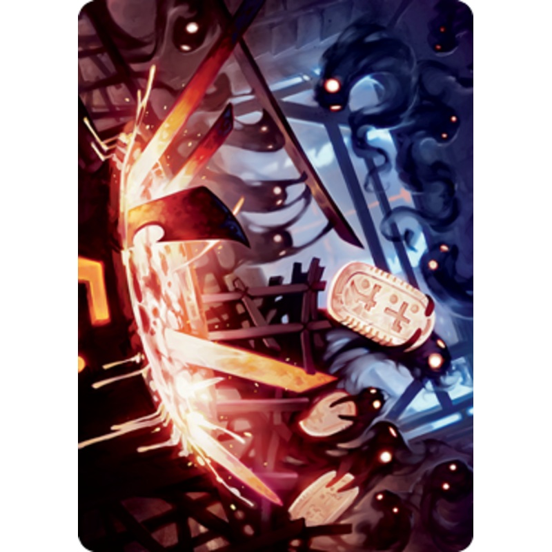 Smoke Spirits' Aid Art Card [Kamigawa: Neon Dynasty Art Series]