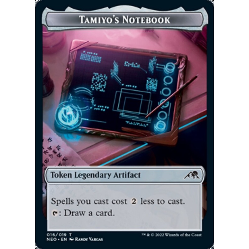 Tamiyo's Notebook Token [Kamigawa: Neon Dynasty Tokens]