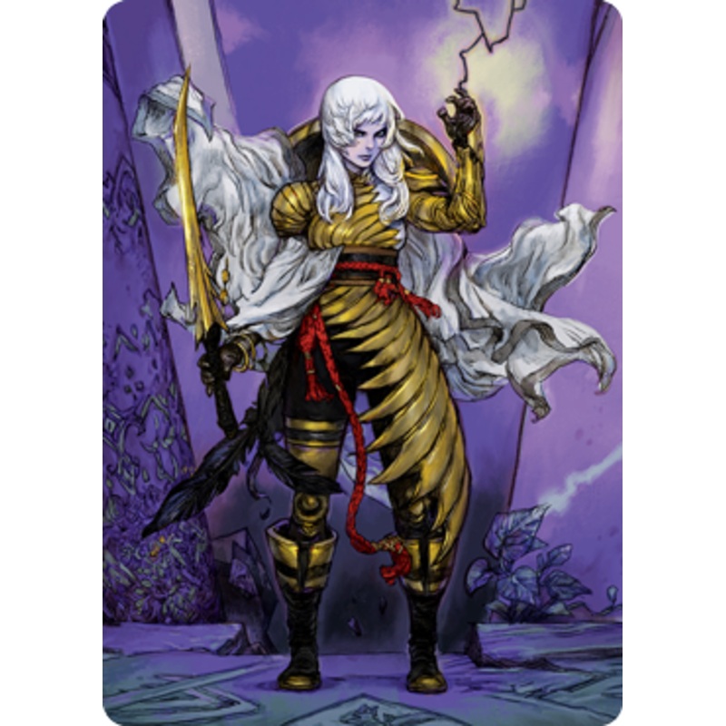 The Wandering Emperor 1 Art Card [Kamigawa: Neon Dynasty Art Series]