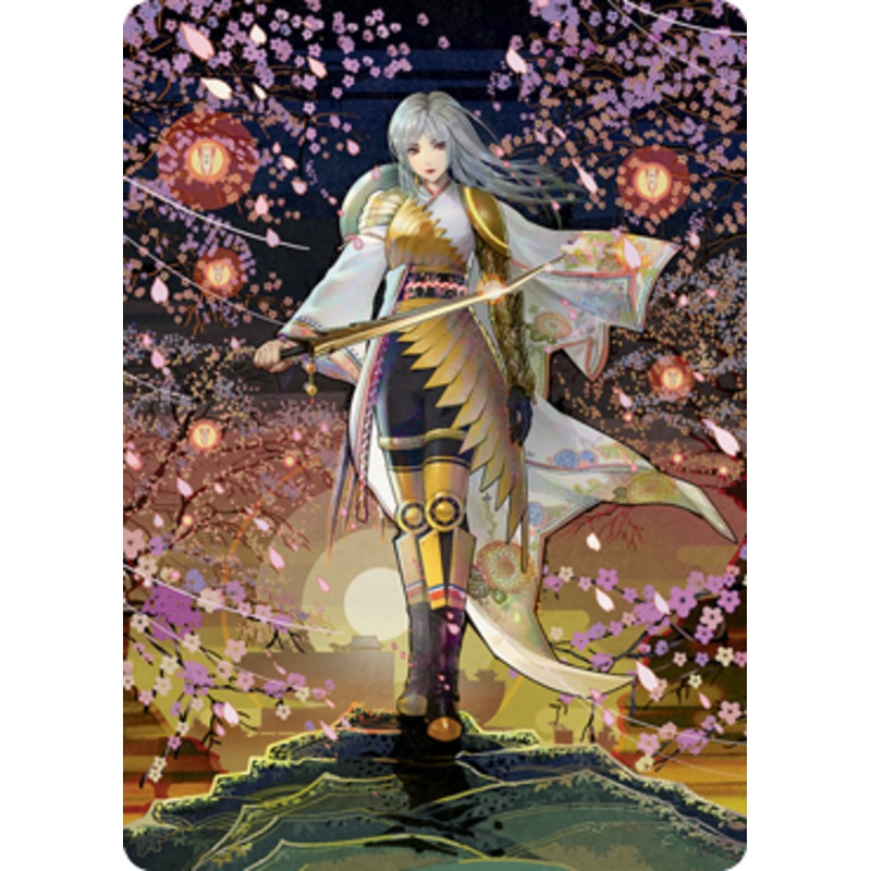 The Wandering Emperor 2 Art Card [Kamigawa: Neon Dynasty Art Series]