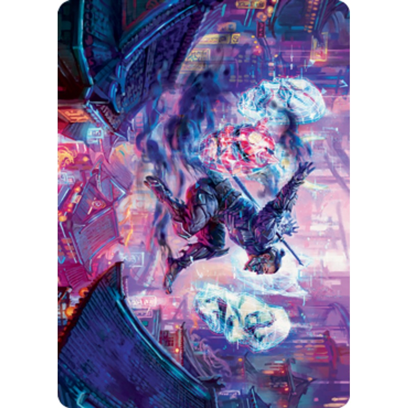 Thousand-Faced Shadow Art Card [Kamigawa: Neon Dynasty Art Series]
