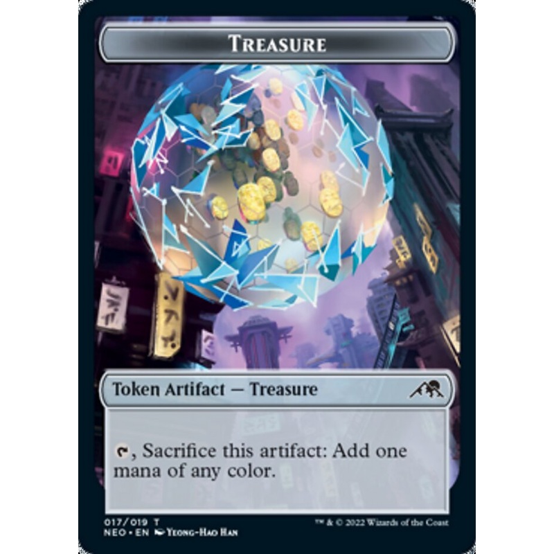 Treasure Token [Kamigawa: Neon Dynasty Tokens]