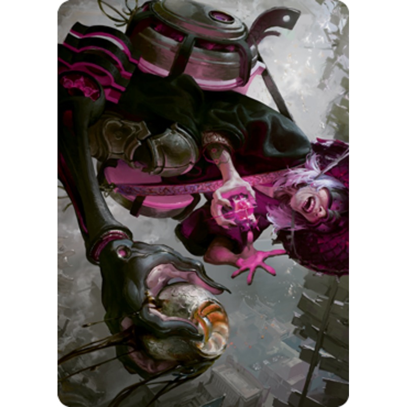 Undercity Scrounger Art Card [Kamigawa: Neon Dynasty Art Series]