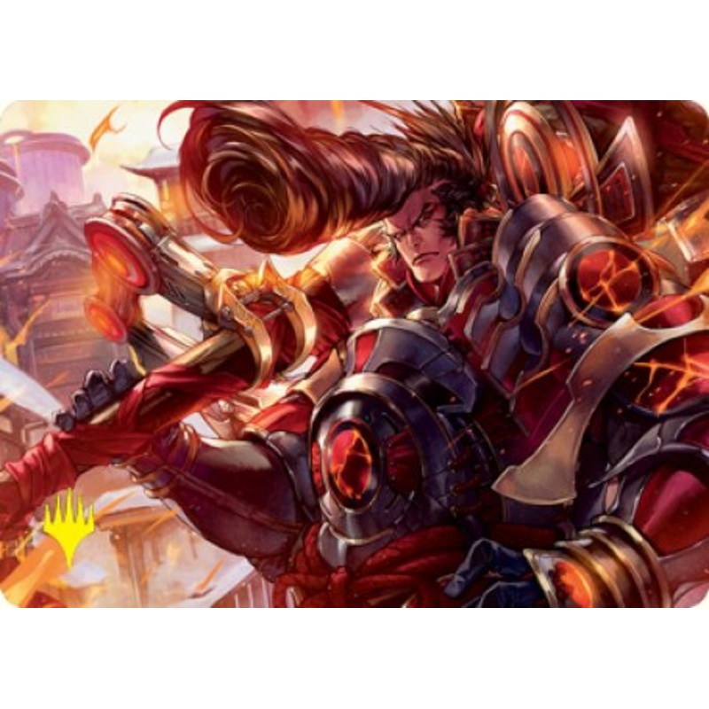 Upriser Renegade Art Card (Gold-Stamped Signature) [Kamigawa: Neon Dynasty Art Series]