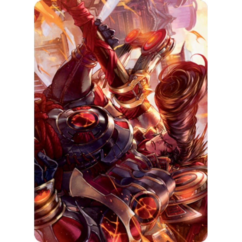Upriser Renegade Art Card [Kamigawa: Neon Dynasty Art Series]