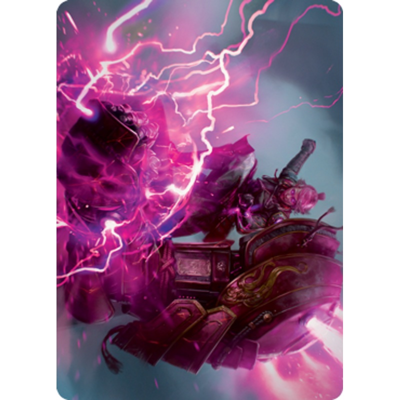 Voltage Surge Art Card [Kamigawa: Neon Dynasty Art Series]