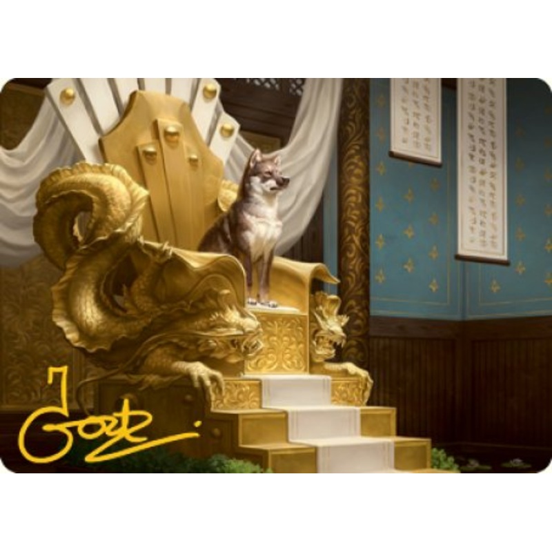 Yoshimaru, Ever Faithful Art Card (Gold-Stamped Signature) [Kamigawa: Neon Dynasty Art Series]
