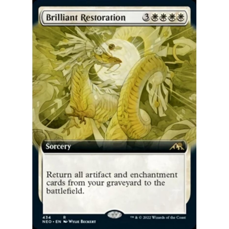 Brilliant Restoration (Extended Art) [Kamigawa: Neon Dynasty]