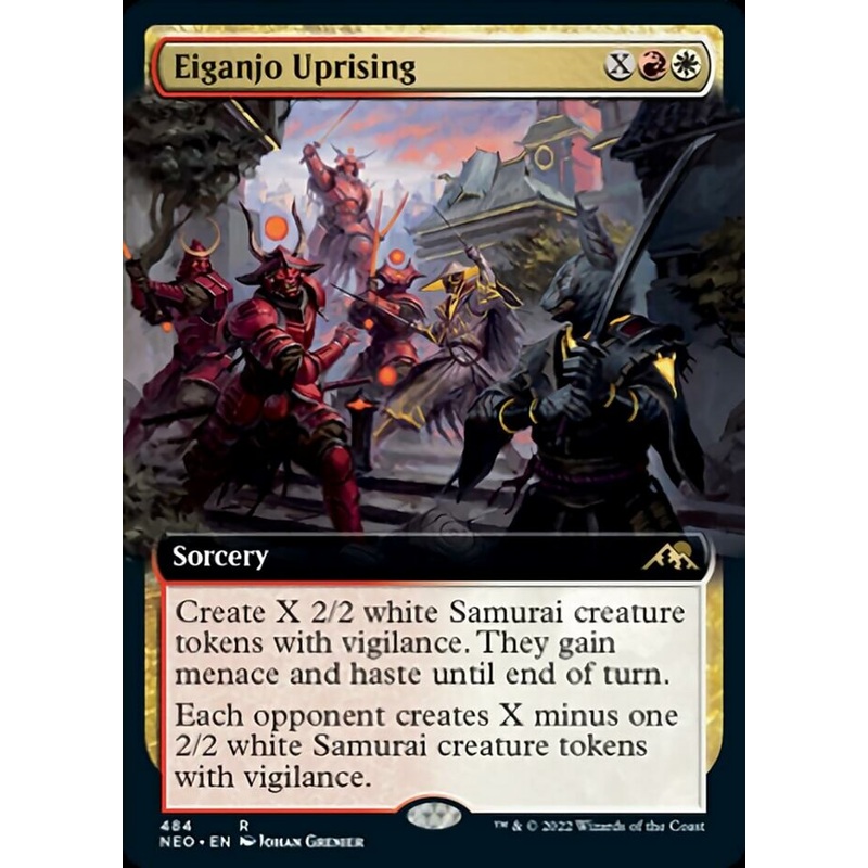 Eiganjo Uprising (Extended Art) [Kamigawa: Neon Dynasty]