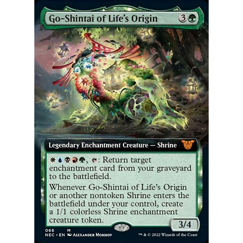 Go-Shintai of Life's Origin (Extended Art) [Kamigawa: Neon Dynasty Commander]
