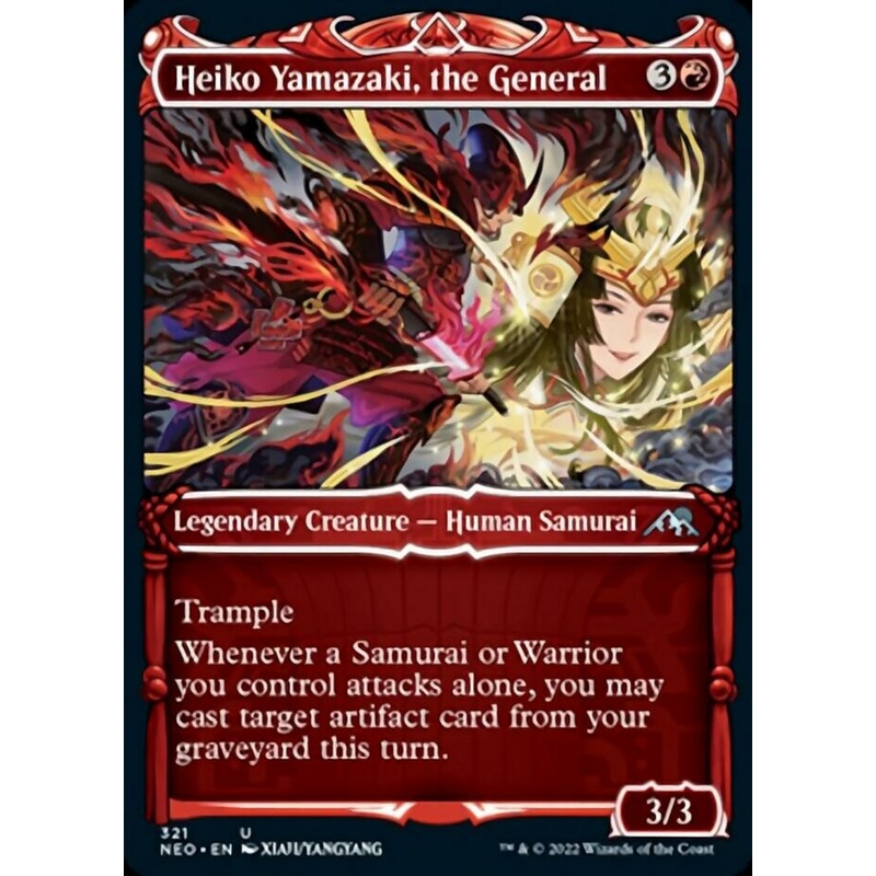 Heiko Yamazaki, the General (Showcase Samurai) [Kamigawa: Neon Dynasty]