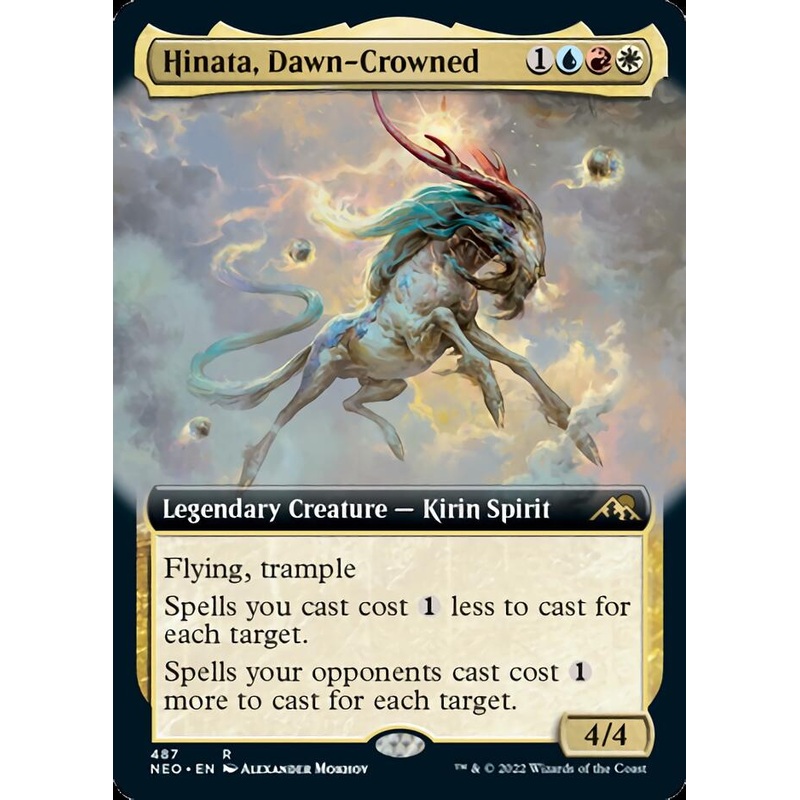 Hinata, Dawn-Crowned (Extended Art) [Kamigawa: Neon Dynasty]