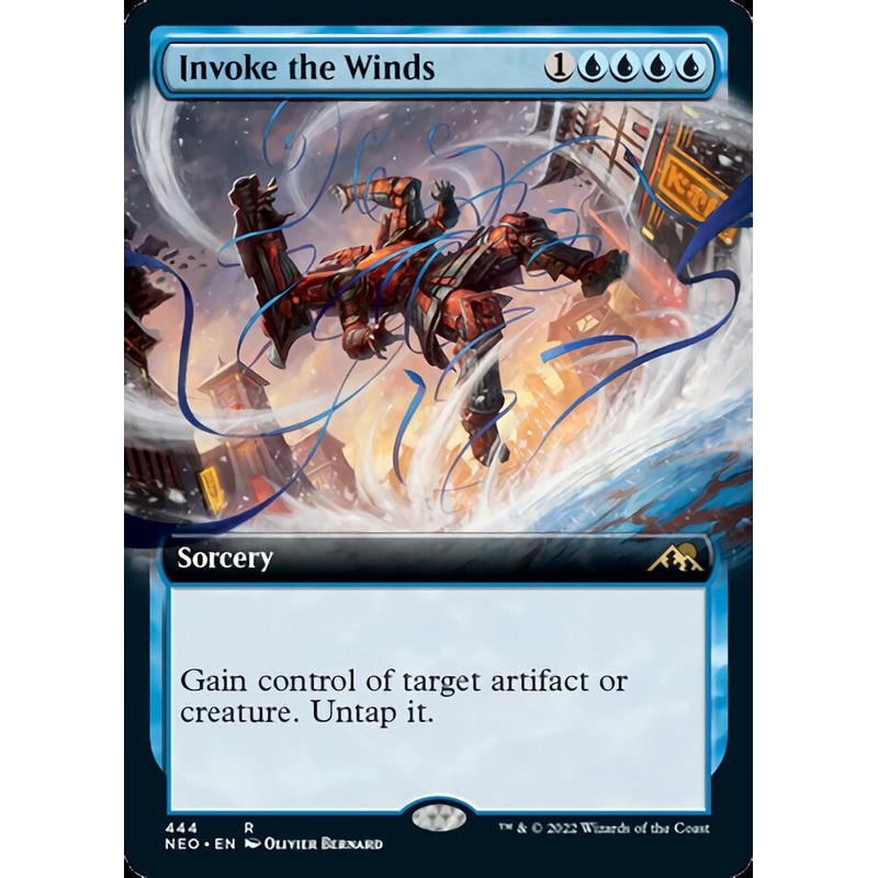 Invoke the Winds (Extended Art) [Kamigawa: Neon Dynasty]