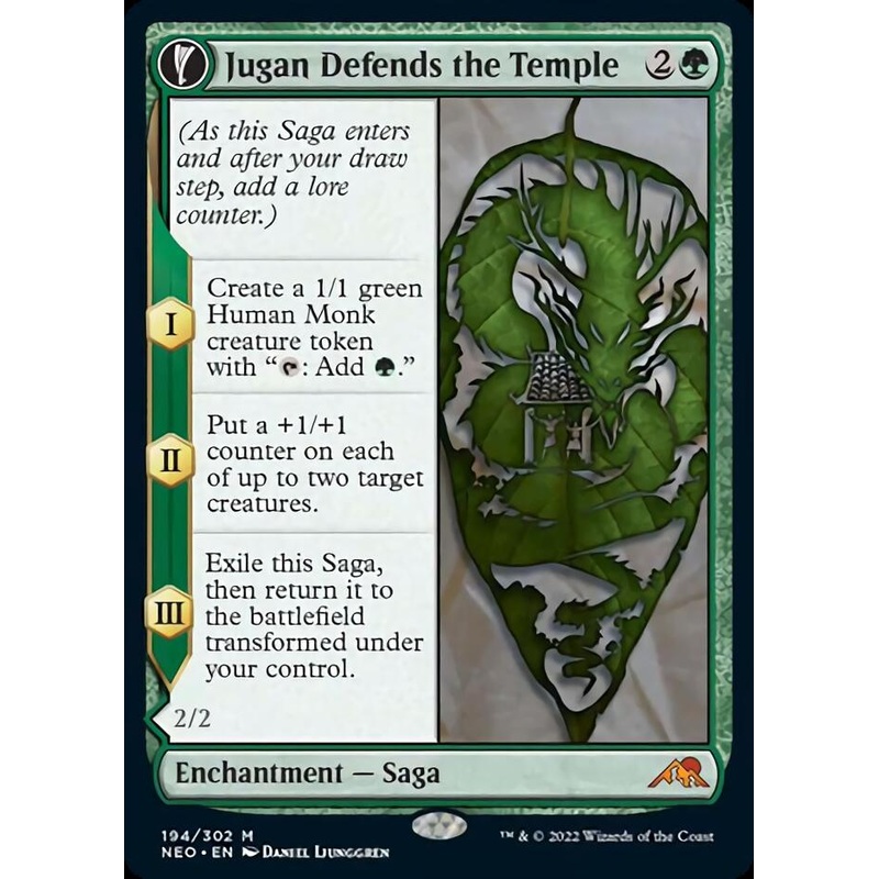 Jugan Defends the Temple // Remnant of the Rising Star [Kamigawa: Neon Dynasty]