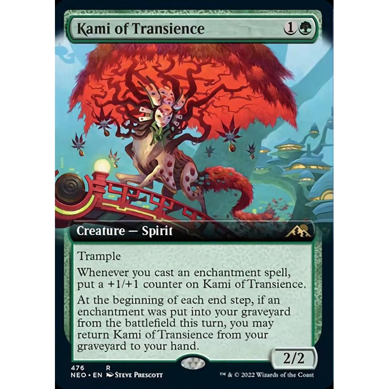 Kami of Transience (Extended Art) [Kamigawa: Neon Dynasty]