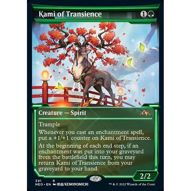 Kami of Transience (Showcase Soft Glow) [Kamigawa: Neon Dynasty]