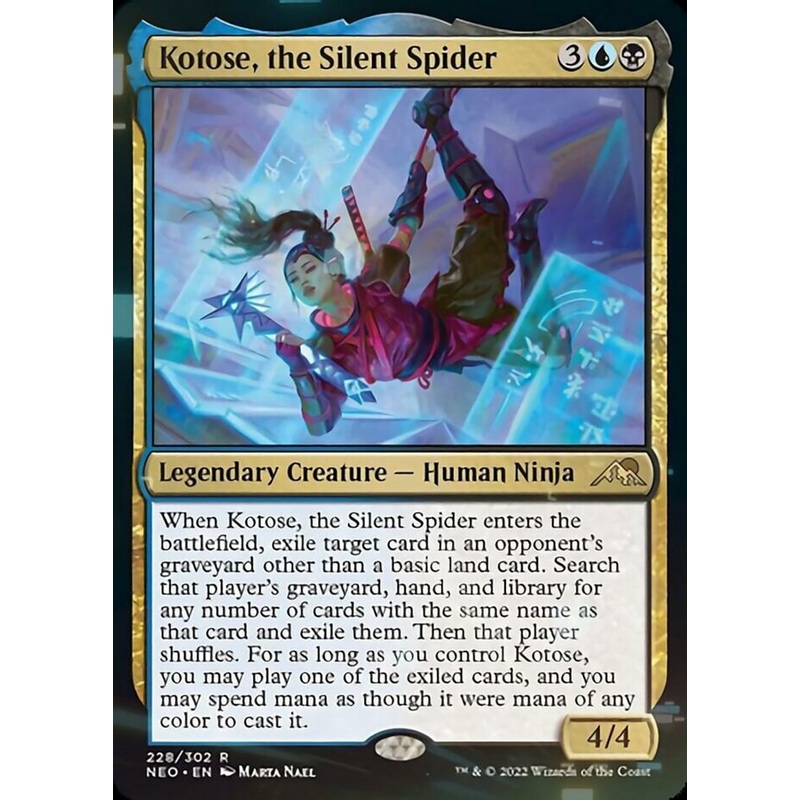 Kotose, the Silent Spider [Kamigawa: Neon Dynasty]