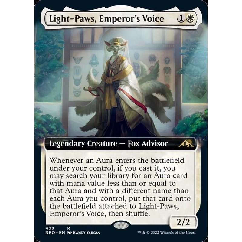 Light-Paws, Emperor's Voice (Extended Art) [Kamigawa: Neon Dynasty]