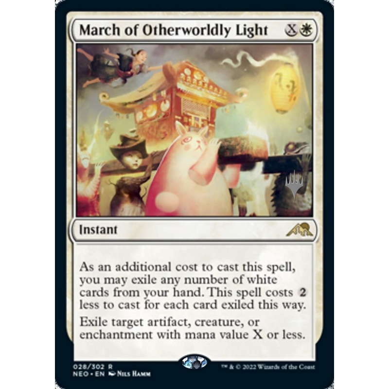 March of Otherworldly Light (Promo Pack) [Kamigawa: Neon Dynasty Promos]
