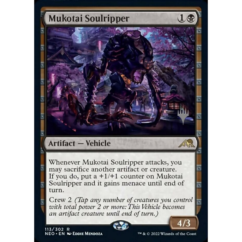 Mukotai Soulripper (Promo Pack) [Kamigawa: Neon Dynasty Promos]