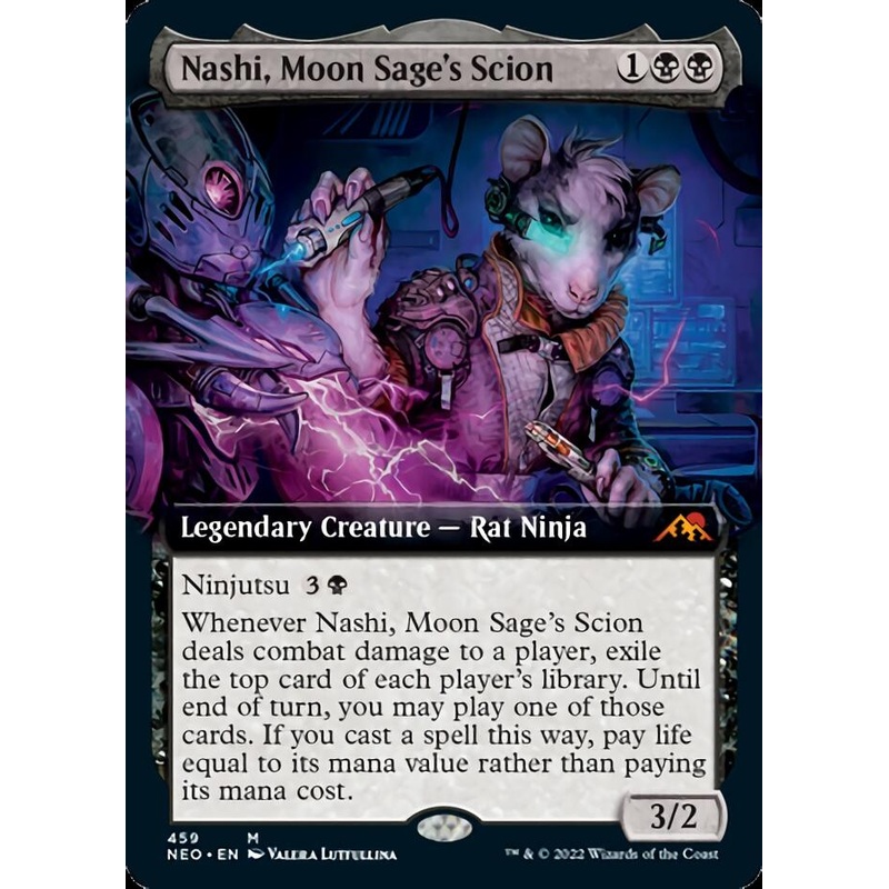 Nashi, Moon Sage's Scion (Extended Art) [Kamigawa: Neon Dynasty]