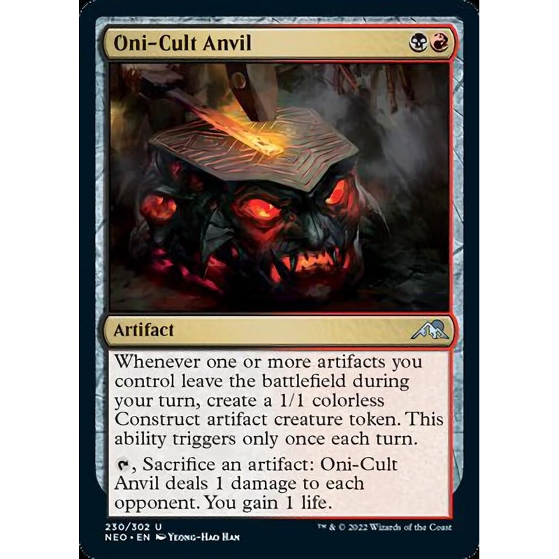 Oni-Cult Anvil [Kamigawa: Neon Dynasty]