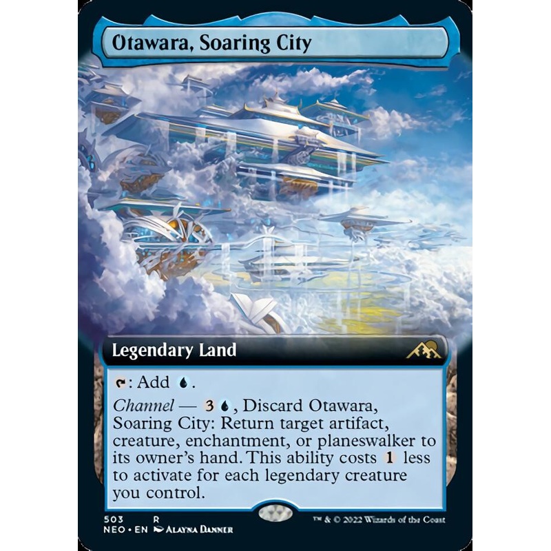 Otawara, Soaring City (Extended Art) [Kamigawa: Neon Dynasty]