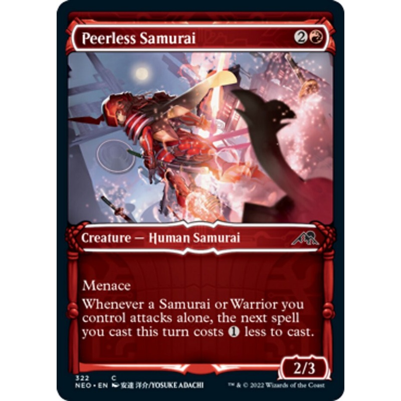 Peerless Samurai (Showcase Samurai) [Kamigawa: Neon Dynasty]