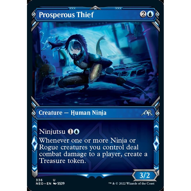 Prosperous Thief (Showcase Ninja) [Kamigawa: Neon Dynasty]
