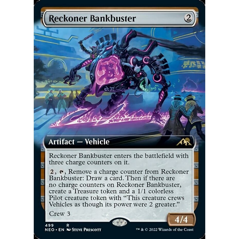 Reckoner Bankbuster (Extended Art) [Kamigawa: Neon Dynasty]