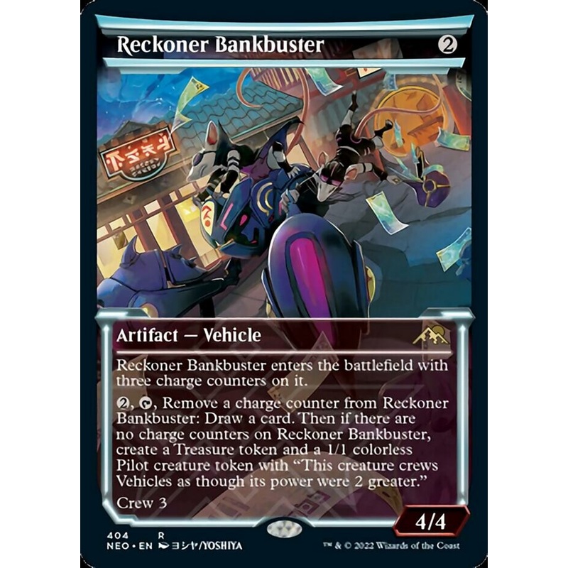 Reckoner Bankbuster (Showcase Soft Glow) [Kamigawa: Neon Dynasty]