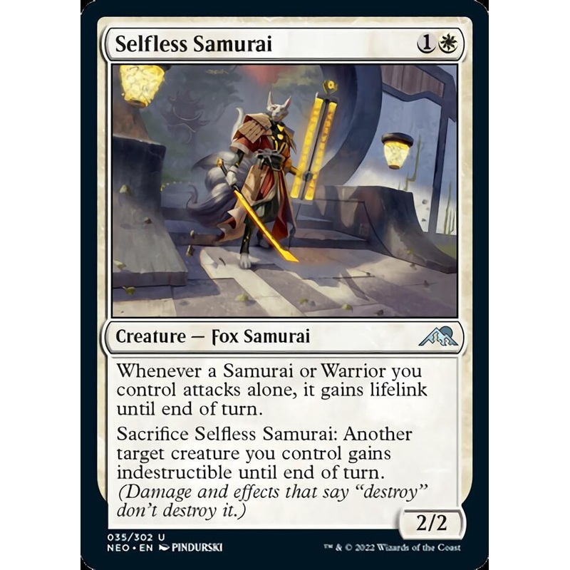 Selfless Samurai [Kamigawa: Neon Dynasty]