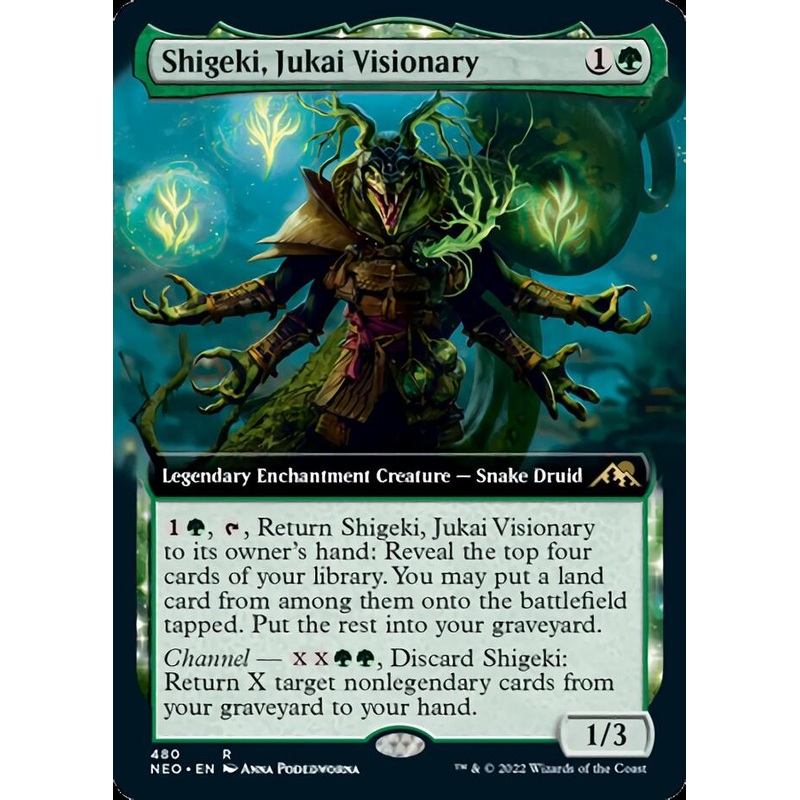 Shigeki, Jukai Visionary (Extended Art) [Kamigawa: Neon Dynasty]