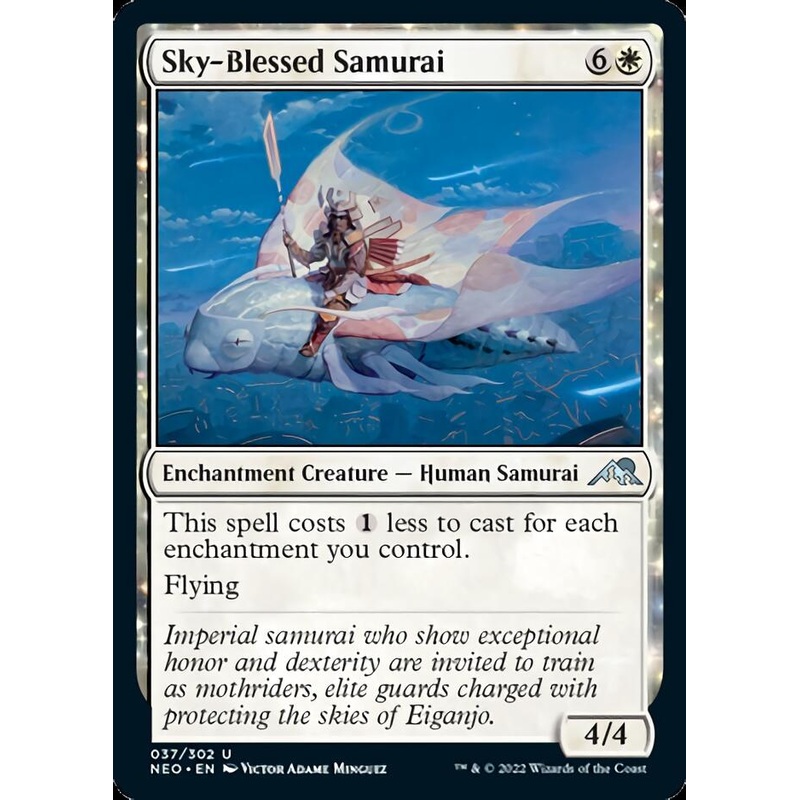 Sky-Blessed Samurai [Kamigawa: Neon Dynasty]