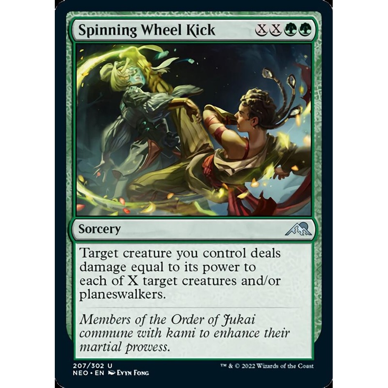 Spinning Wheel Kick [Kamigawa: Neon Dynasty]