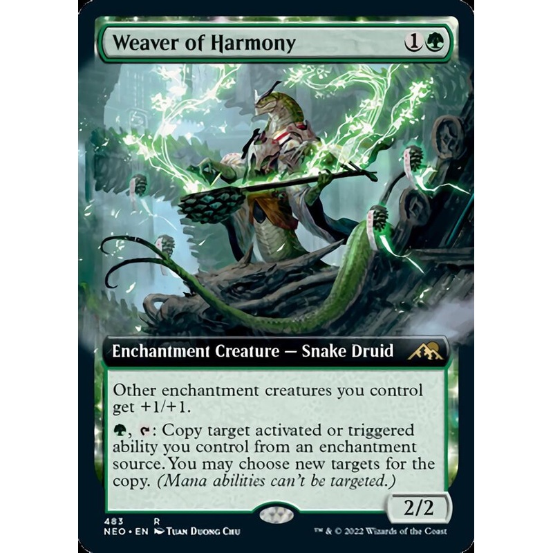 Weaver of Harmony (Extended Art) [Kamigawa: Neon Dynasty]