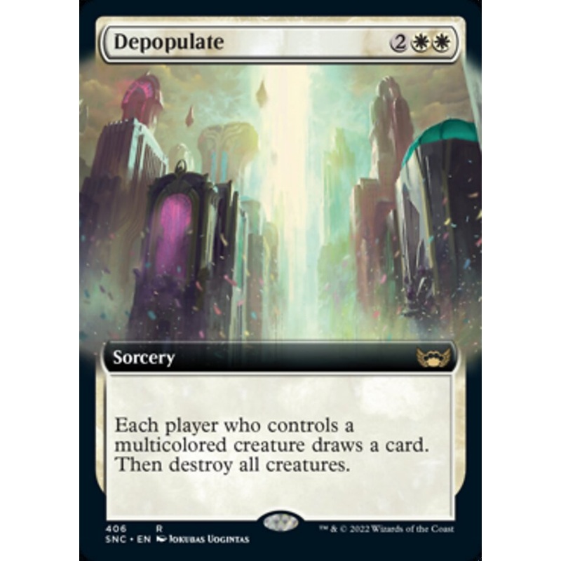 Depopulate (Extended Art) [Streets of New Capenna]