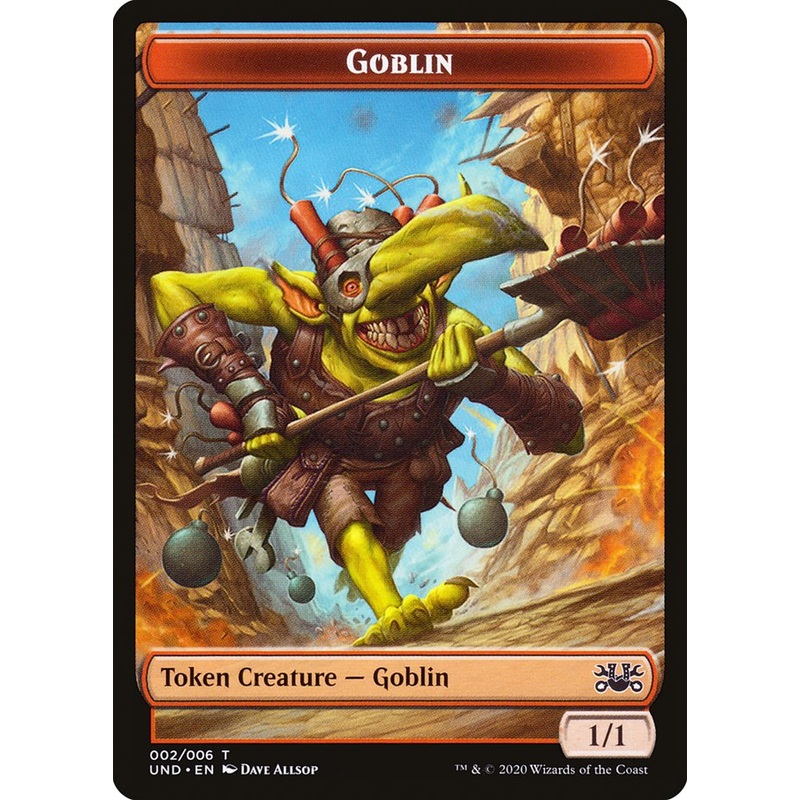Goblin // Giant Teddy Bear Double-Sided Token [Unsanctioned Tokens]