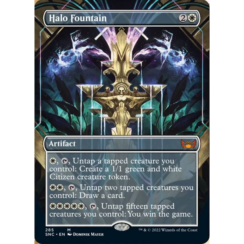 Halo Fountain (Borderless Alternate Art) [Streets of New Capenna]