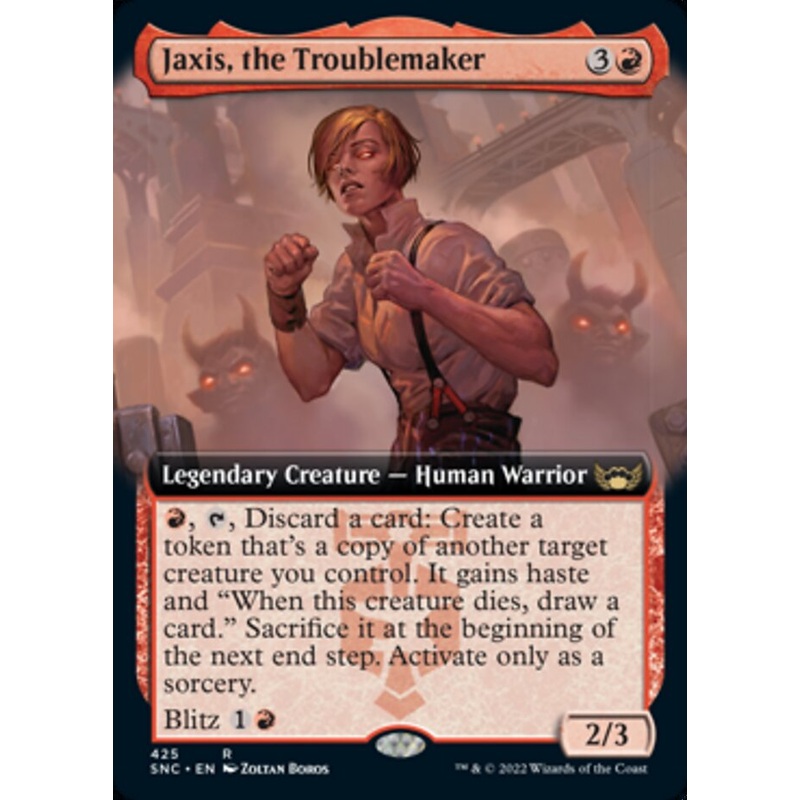 Jaxis, the Troublemaker (Extended Art) [Streets of New Capenna]