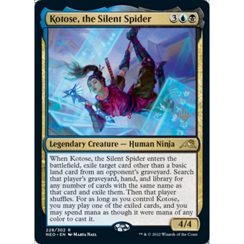 Kotose, the Silent Spider (Promo Pack) [Kamigawa: Neon Dynasty Promos]