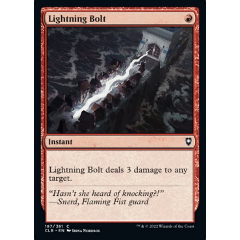 Lightning Bolt [Commander Legends: Battle for Baldur's Gate]