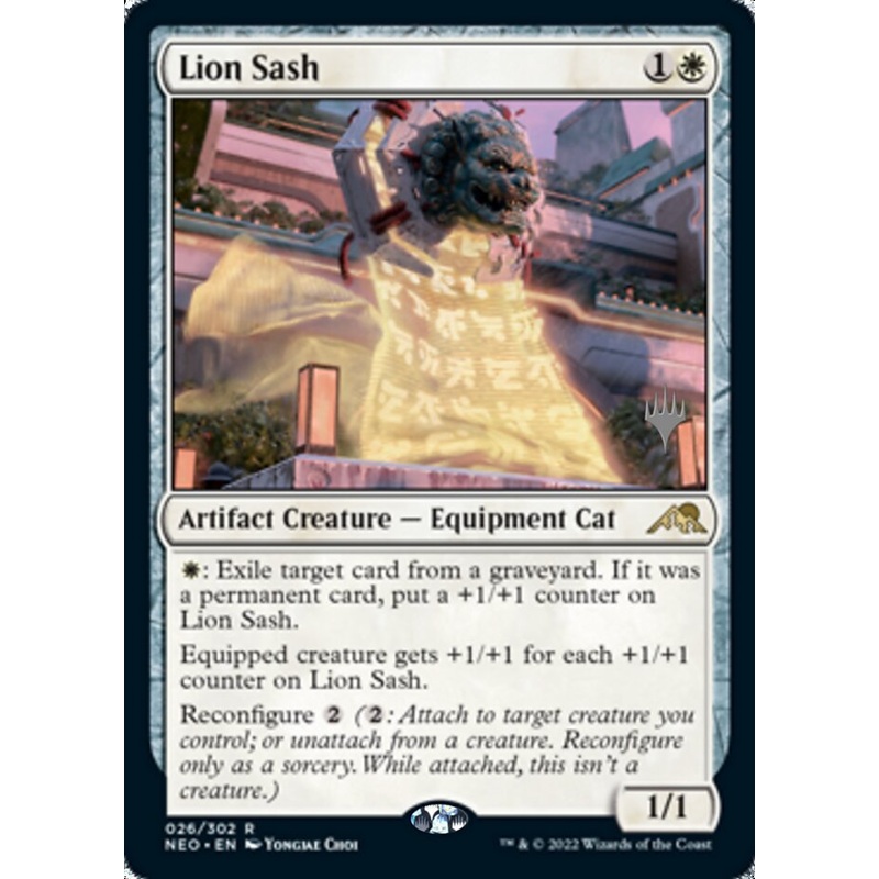 Lion Sash (Promo Pack) [Kamigawa: Neon Dynasty Promos]