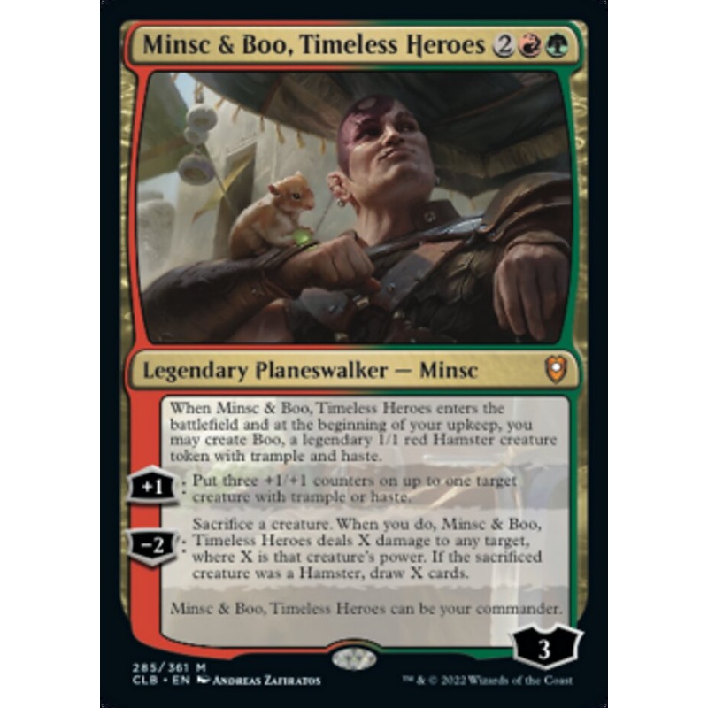 Minsc & Boo, Timeless Heroes [Commander Legends: Battle for Baldur's Gate]