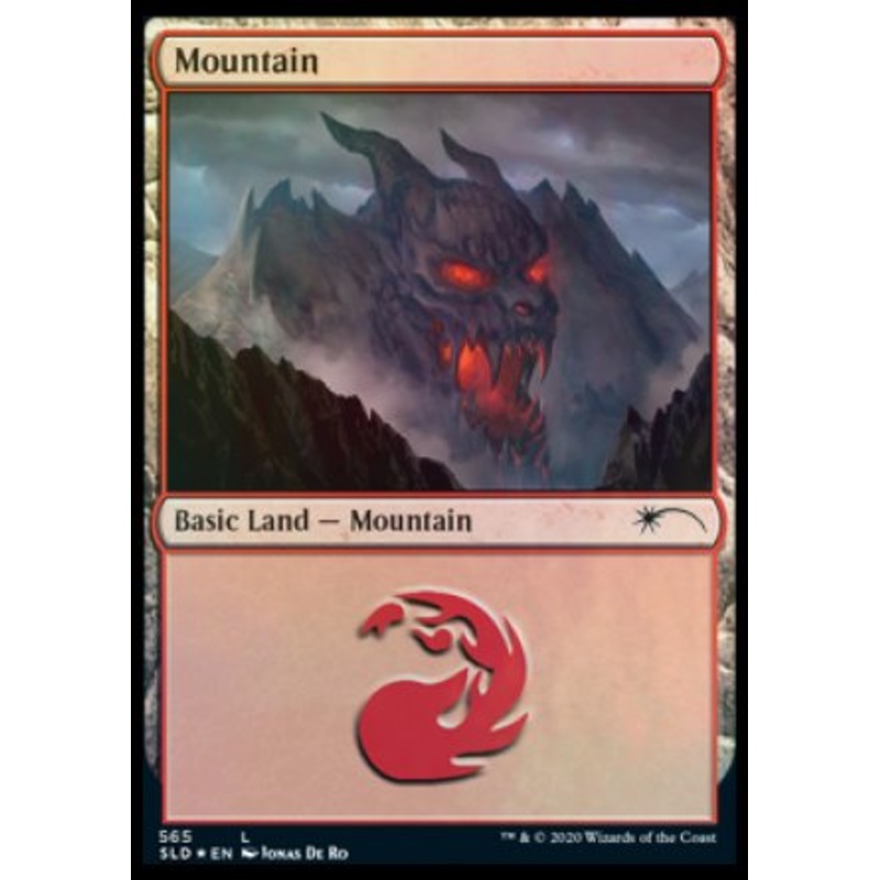 Mountain (Develish) (565) [Secret Lair Drop Promos]