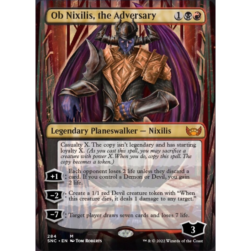 Ob Nixilis, the Adversary (Borderless) [Streets of New Capenna]