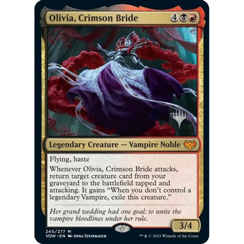 Olivia, Crimson Bride (Promo Pack) [Innistrad: Crimson Vow Promos]