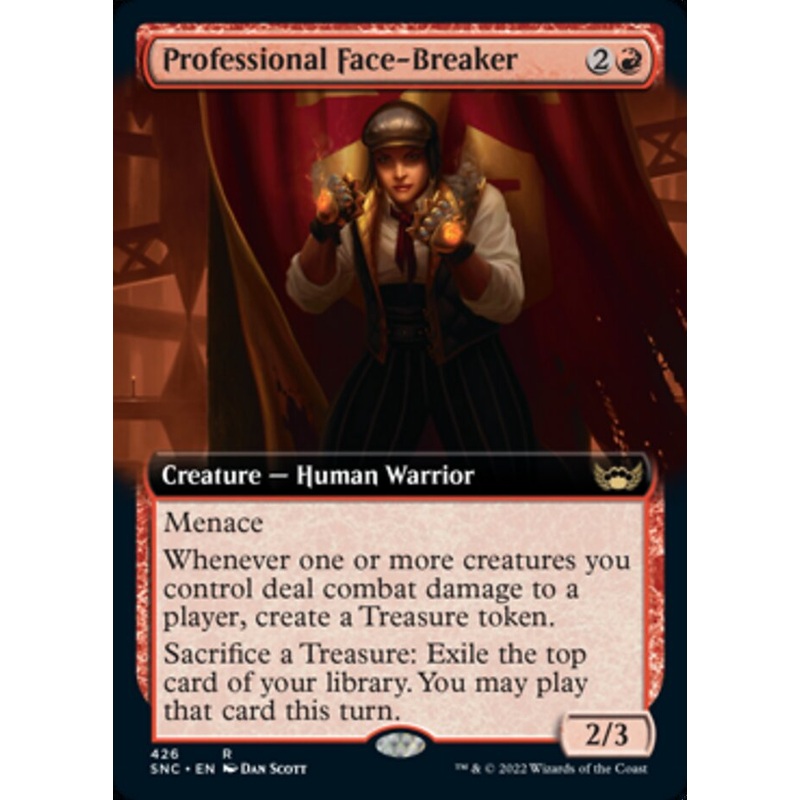 Professional Face-Breaker (Extended Art) [Streets of New Capenna]