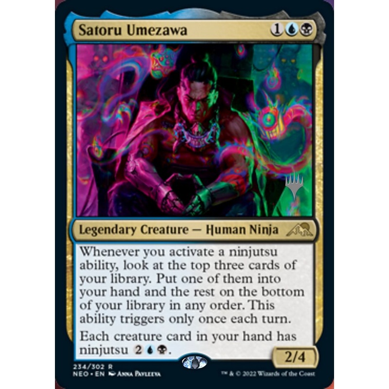 Satoru Umezawa (Promo Pack) [Kamigawa: Neon Dynasty Promos]