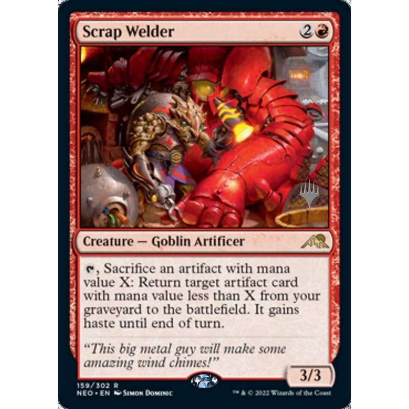 Scrap Welder (Promo Pack) [Kamigawa: Neon Dynasty Promos]